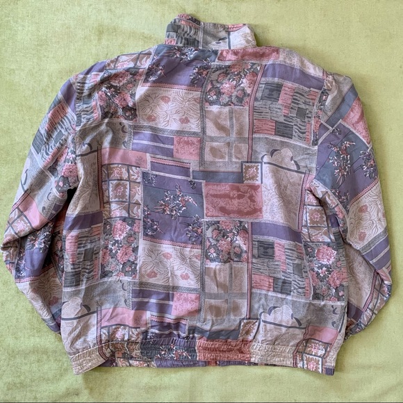 Vintage Xposure Silk cottagecore print jacket - Picture 3 of 3